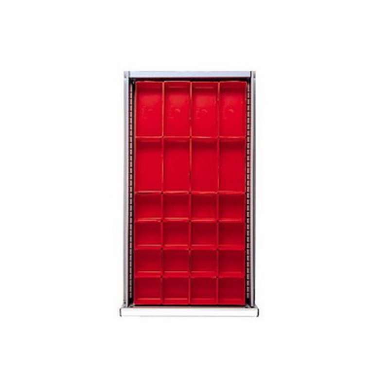 Lista™ NW Plastic Box Drawer Interior Divider Layout Kit, 12.5 in x 2 in x 24 in